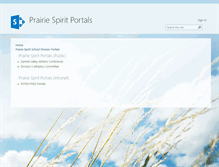 Tablet Screenshot of portals.spiritsd.ca